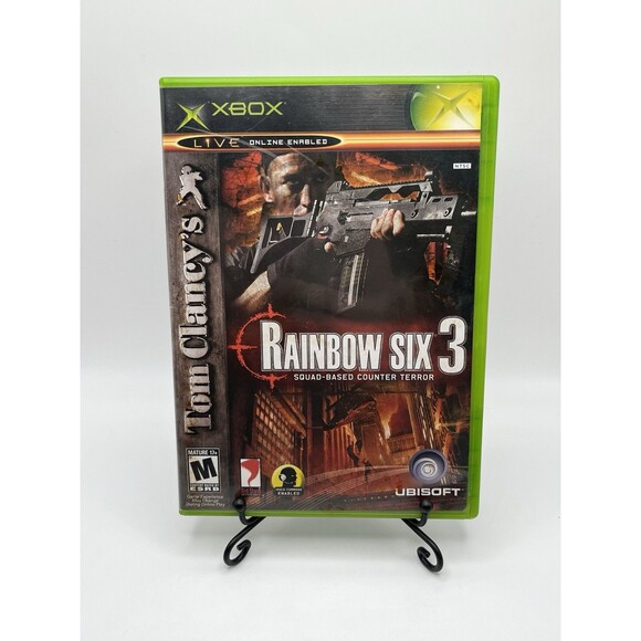 Rainbow Six 3 Microsoft Xbox 2003 Black Label CIB Used TESTED & WORKING - Picture 1 of 6